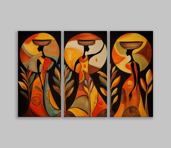 African Villagers Farming Set