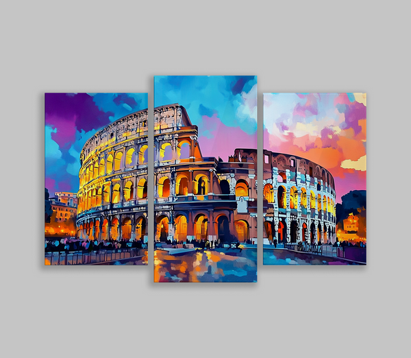 Roman Coloseum Painting Set