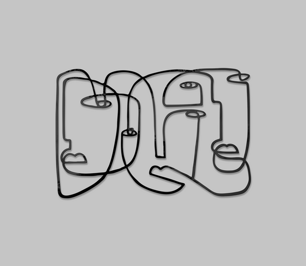 Abstract faces Variant 2