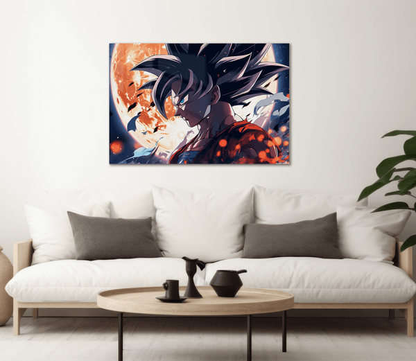 Goku Moon Background
