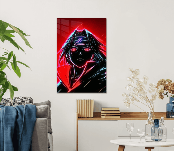 Itachi- Black on Red