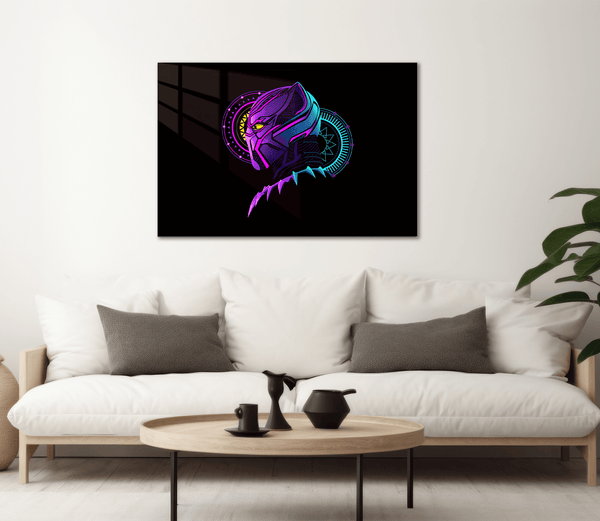 Neon Black Panther