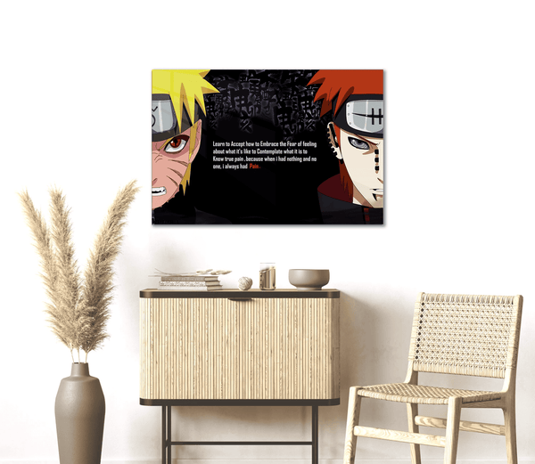 Pain and Naruto